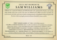 2024 NRL Traders - Retirements - R 15 - Sam Williams - Canberra Raiders