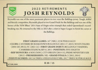 2024 NRL Traders - Retirements - R 10 - Josh Reynolds - Canterbury-Bankstown Bulldogs