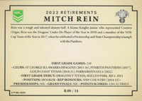 2024 NRL Traders - Retirements - R 09 - Mitch Rein - Gold Coast Titans