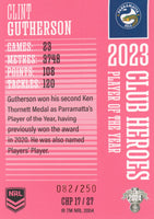 2024 NRL Traders - Club Heroes Pink - CHP 17 - Clint Gutherson - 082/250