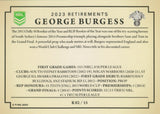 2024 NRL Traders - Retirements - R 02 - George Burgess - South Sydney Rabbitohs