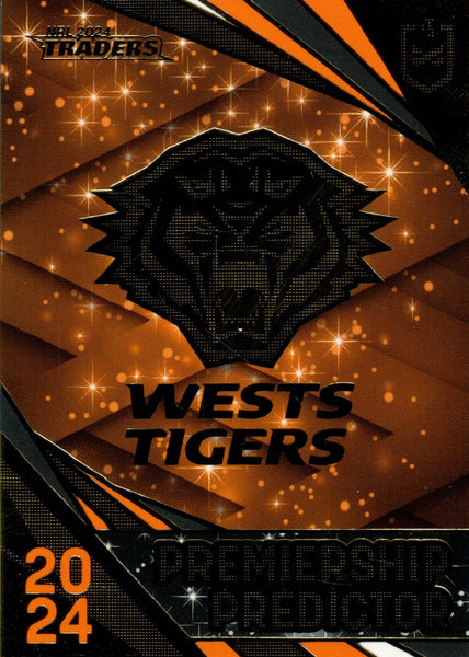 2024 NRL Traders - Premiership Predictor - PP 27 - Wests Tigers (W) - 134/212