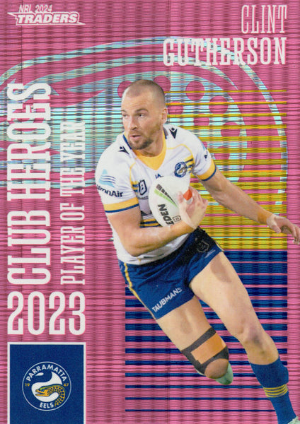 2024 NRL Traders - Club Heroes Pink - CHP 17 - Clint Gutherson - 082/250
