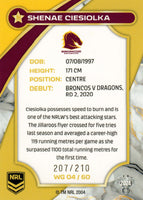 2024 NRL Traders - NRL Womens Gold - WG 04 - Shenae Ciesiolka - 207/210