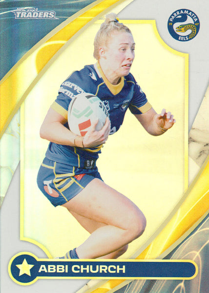 2024 NRL Traders - NRL Women - W 39 - Abbi Church - Parramatta Eels