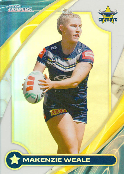 2024 NRL Traders - NRL Women - W 36 - Makenzie Weale - North Queensland Cowboys