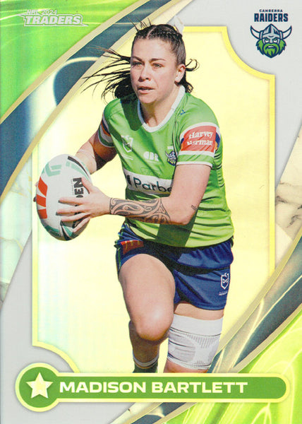 2024 NRL Traders - NRL Women - W 07 - Madison Bartlett - Canberra Raiders