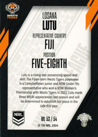 2024 NRL Traders - World In League - WL 53 - Losana Lutu - Wests Tigers