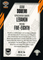 2024 NRL Traders - World In League - WL 51 - Adam Doueihi - Wests Tigers