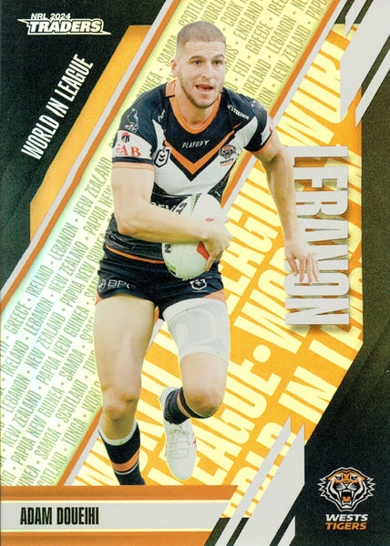 2024 NRL Traders - World In League - WL 51 - Adam Doueihi - Wests Tigers