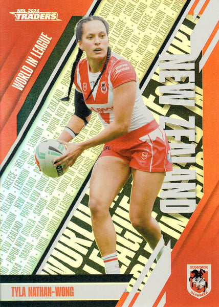 2024 NRL Traders - World In League - WL 44 - Tyla Nathan-Wong - St. George-Illawarra Dragons