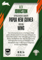 2024 NRL Traders - World In League - WL 39 - Alex Johnston - South Sydney Rabbitohs