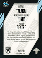 2024 NRL Traders - World In League - WL 12 - Siosifa Talakai - Cronulla-Sutherland Sharks