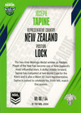 2024 NRL Traders - World In League - WL 06 - Joseph Tapine - Canberra Raiders
