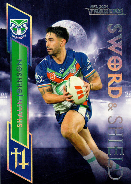 2024 NRL Traders - Sword & Shield - SS 31 - Shaun Johnson - New Zealand Warriors