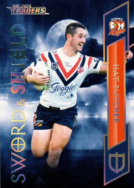 2024 NRL Traders - Sword & Shield - SS 30 - Nat Butcher - Sydney Roosters