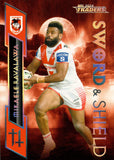 2024 NRL Traders - Sword & Shield - SS 27 - Mikaele Ravalawa - St. George-Illawarra Dragons