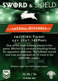 2024 NRL Traders - Sword & Shield - SS 25 - Latrell Mitchell - South Sydney Rabbitohs