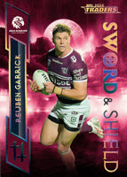 2024 NRL Traders - Sword & Shield - SS 13 - Reuben Garrick - Manly-Warringah Sea Eagles