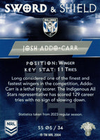 2024 NRL Traders - Sword & Shield - SS 05 - Josh Addo-Carr - Canterbury-Bankstown Bulldogs