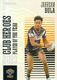 2024 NRL Traders - Club Heroes - CH 42 - Jahream Bula - Wests Tigers