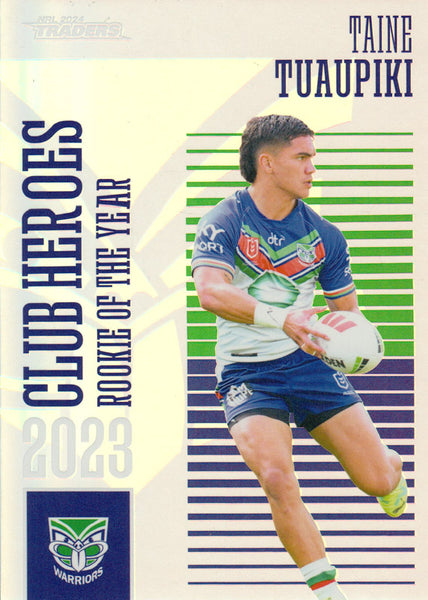 2024 NRL Traders - Club Heroes - CH 41 - Taine Tuaupiki - New Zealand Warriors