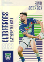 2024 NRL Traders - Club Heroes - CH 40 - Shaun Johnson - New Zealand Warriors