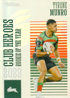 2024 NRL Traders - Club Heroes - CH 33 - Tyrone Munro - South Sydney Rabbitohs