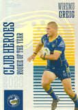 2024 NRL Traders - Club Heroes - CH 28 - Wiremu Greig - Parramatta Eels