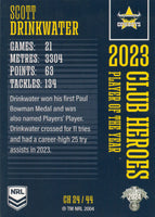 2024 NRL Traders - Club Heroes - CH 24 - Scott Drinkwater - North Queensland Cowboys