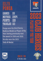 2024 NRL Traders - Club Heroes - CH 21 - Kalyn Ponga - Newcastle Knights