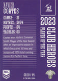 2024 NRL Traders - Club Heroes - CH 19 - Xavier Coates - Melbourne Storm