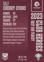 2024 NRL Traders - Club Heroes - CH 17 - Daly Cherry-Evans - Manly-Warringah Sea Eagles