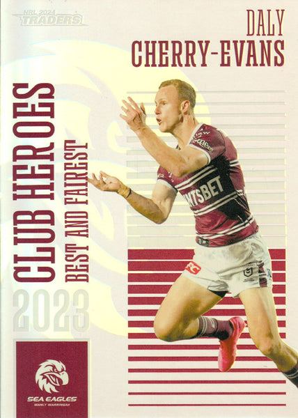 2024 NRL Traders - Club Heroes - CH 17 - Daly Cherry-Evans - Manly-Warringah Sea Eagles