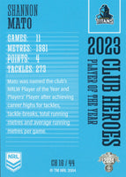 2024 NRL Traders - Club Heroes - CH 16 - Shannon Mato - Gold Coast Titans