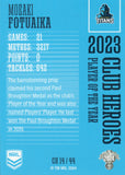 2024 NRL Traders - Club Heroes - CH 14 - Moeaki Fotuaika - Gold Coast Titans