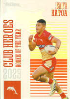 2024 NRL Traders - Club Heroes - CH 13 - Isaiya Katoa - Dolphins