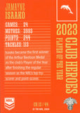 2024 NRL Traders - Club Heroes - CH 12 - Jamayne Isaako - Dolphins