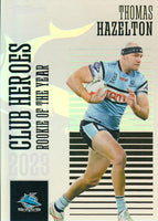 2024 NRL Traders - Club Heroes - CH 10 - Thomas Hazelton - Cronulla-Sutherland Sharks