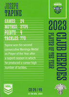 2024 NRL Traders - Club Heroes - CH 04 - Joseph Tapine - Canberra Raiders