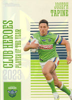 2024 NRL Traders - Club Heroes - CH 04 - Joseph Tapine - Canberra Raiders