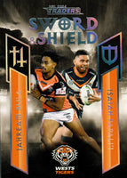 2024 NRL Traders - Sword & Shield Team - SST 17 - Jahream Bula & Isaiah Papali’I - Wests Tigers