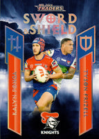 2024 NRL Traders - Sword & Shield Team - SST 09 - Kalyn Ponga & Tyson Frizell - Newcastle Knights