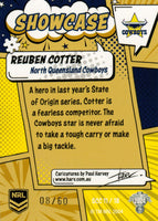 2024 NRL Traders - Showcase Case Card - SCC 11 - Reuben Cotter - 08/60