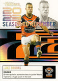 2024 NRL Traders - Season To Remember  - SR 49 - Luke Brooks - Wests Tigers