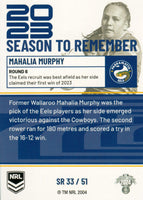 2024 NRL Traders - Season To Remember  - SR 33 - Mahalia Murphy - Parramatta Eels