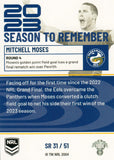 2024 NRL Traders - Season To Remember  - SR 31 - Mitchell Moses - Parramatta Eels