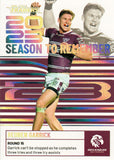 2024 NRL Traders - Season To Remember  - SR 20 - Reuben Garrick - Manly-Warringah Sea Eagles