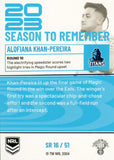 2024 NRL Traders - Season To Remember  - SR 16 - Alofiana Khan-Pereira - Gold Coast Titans