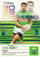 2024 NRL Traders - Season To Remember  - SR 05 - Jamal Fogarty - Canberra Raiders